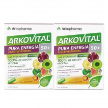 Arkovital Pura Energía 50+ | Arkopharma | 120 Comp. | Pura Energía de Vitaminas y Minerales