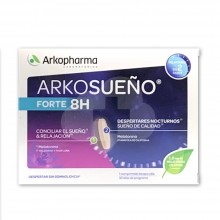 Arkosueño Forte 8H | Arkorelax | Arkopharma | 30 cáps. | Insomnio y Estrés