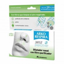 Arkorespira Dilatador Nasal con Filtro | Arkopharma | 1 Dispositivo | Purificador Eficaz Frente al Polen