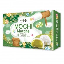 Japonese Style Matcha Mochi - BAMBOO HOUSE | BA FANG |  210grs. 6UNI | Bolsa 100g | Mochis Daifuku de Crema Matcha Receta Kyoto