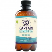 Captain Kombucha Original Sin Gluten |400ml|Té Kombucha Original Bio Vegan