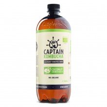 Captain Kombucha Original Sin Gluten Coco |1 litro|Té Kombucha Original Bio Vegan