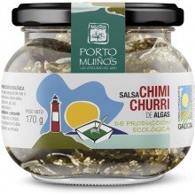 Salsa Chimichurri de Algas Eco |170g | Porto Muiños|Tradicional salsa argentina Chimichurri elaborada con algas