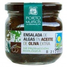 Ensalada de Algas en Aceite de Oliva  |160g | Porto Muiños|Conserva Eco Vegan de producción ecológica