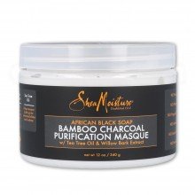 Black Soap Bamboo Charcoal  Mascarilla | Shea Moisture | 340 G | BIO -  | Para Cabellos Largos con Puntas Secas