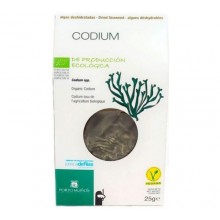 Codium|25 gr| Porto Muiños|Algas deshidratada Eco Vegan