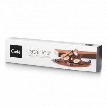 Turrón de Catànies Dark Chocolate Sin Gluten | CUDIÉ | 200g |Delicioso Turrón con Chocolate Negro