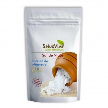 Sal de Nigari | SaludViva | Sin Gluten Vegan 200g | Cristales de Sal de Cloruro de Magnesio