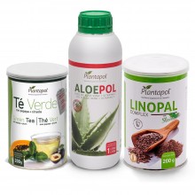 CHUPAPANZAS pack reductor | Plantapol | Con LINOPAL 200g - TÉ Verde 200g - ALOE VERA + VIT. C 1L