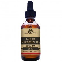 Vitamina D3 Líquida | Solgar  | 59 ml de 2500 IU(62.5 µg) | Inmunidad - Huesos y Dientes Sanos