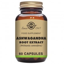 Ashwagandha Extracto de Raíz  | Solgar | 60 Cáps de 400 mgr | Adaptógena - Antiestrés