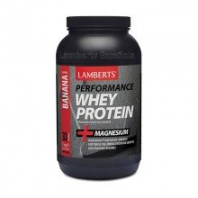 Whey Protein - Sabor a Plátano | Lamberts | 1000g en polvo|  Intenso ejercicio y régimen de entrenamiento