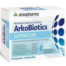 Arkobiotics Supraflor | Arkopharma | 10 Cáp. | Sistema inmune - Sistema digestivo - Energizante