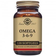 Omega 3-6-9  | Solgar | 120 Cáps de 1300 mg | Colesterol  tensión