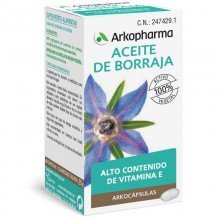 Aceite de Borraja | Arkocápsulas | Arkopharma | 48 cáps de 500 + 10 mgr | Sistema digestivo - Hígado y vesícula