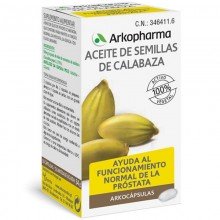 Aceite de Semillas de Calabaza | Arkocápsulas | Arkopharma | 50 cáps de 500 mgr | Salud Hombre