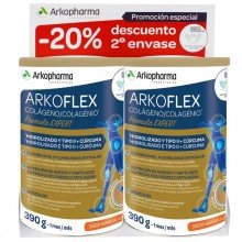 Colágeno Sabor Naranja | Arkoflex | Arkopharma | 2 x 390 gr. en polvo | Suplementos vitamínicos - Minerales - Huesos