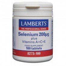 Selenio 200 mg | Lamberts | 60 comps | sistema inmune – fertilidad masculina