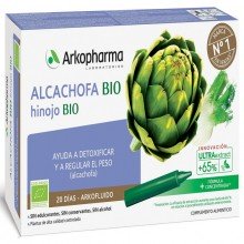 Alcachofa-Hinojo BIO | Arkofluido | Arkopharma | 20 ampollas de 15 ml. | Pérdida de peso - Detoxificante