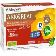 Jalea Real Fresca BIO sin azúcar | Arkoreal | Arkopharma | 20 ampollas de 15 ml. | 1500 mgr. | Jalea Real - Energía