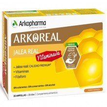 Jalea Real Vitaminada | Arkoreal | Arkopharma | 20 ampollas de 15 ml. | 500 mgr. | Jalea Real - Energía