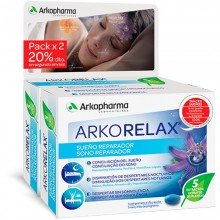 Arkorelax Sueño Reparador | Insomnio | Arkopharma | 30 comp. x2 | Insomnio y estrés