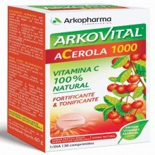Arkovital Acerola 1000 | Arkopharma | 30 Comp. de 1000 mg |Energía