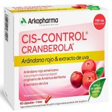 Cis-Control Cranberola | Arkopharma | 60 Cáp. 333 mg | Bienestar urinario - Fitoterapia