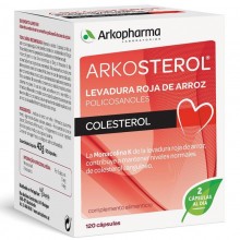 Arkosterol Levadura Roja de Arroz – 120 | Colesterol | Arkopharma | 120 Cáp. 12 mg | Salud del Corazón - Sistema circulatorio