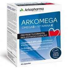 Arkomega | Colesterol-Circulación | Arkopharma | 45 Cáp. 1000 mg | Salud cardiovascular
