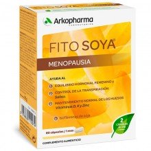 Fitosoya Isoflavonas – 60 | Ginecología | Arkopharma | 60 Cáp. 124 mg | Menopausia y Huesos