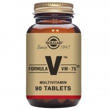 Fórmula VM-75 - Multivitamínico y Mineral | Solgar | 90 Comp de 75 mg | Sistema Inmunitario - Antioxidante