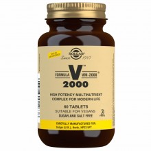 Fórmula VM-2000 - Multivitamínico y Mineral | Solgar | 60 Comp  | Sistema Inmunitario - Antioxidante