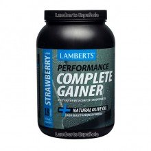 Complete Gainer - sabor a Fresa| Lamberts | 1816g en polvo| formación del musculo - Maximiza la potencia