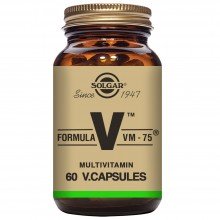 Fórmula VM-75 - Multivitamínico y Mineral | Solgar | 60 Comp de 75 mg | Sistema Inmunitario - Antioxidante