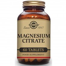 Citrato de Magnesio  | Solgar  | 60 Comps. de 420 mgr | sistema nervioso y muscular