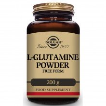 sin stock L- Glutamina en Polvo  | Solgar  | 200 gr en polvo | Rendimiento físico y metabólico