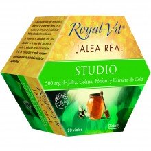 Royal-Vit Studio| Jalea Real | Nutrition & Santé | 20 dosis | 500 mg Jalea, Ácido pantoténico, Colina y fósforo  - Concentración