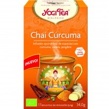 Yogi Tea| Chai Cúrcuma| Nutrition & Santé | 17 bolsas| Chai, Cúrcuma y Canela - Relajante