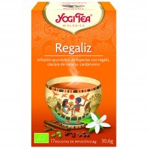 Yogi Tea| Regaliz| Nutrition & Santé | 17 bolsas| Regaliz, Jengibre, Vainilla, Naranja, Canela y Pimienta negra - Satisfacción