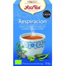 Yogi Tea| Respiración| Nutrition & Santé | 17 bolsas| Eucalipto, Tomillo, Albahaca, Canela, Cardamomo y Jengibre - Respirar