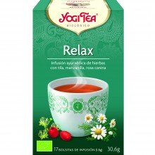 Yogi Tea| Relax| Nutrition & Santé | 17 bolsas| Camomila, Tila, Hinojo, Cardamomo, Escaramujo - Relajante
