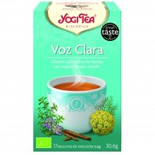 Yogi Tea| Voz Clara| Nutrition & Santé | 17 bolsas| Regaliz, Gordolobo, Canela, Naranja, Hinojo - Reconfortante