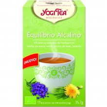 Yogi Tea| Equilibrio Alcalino| Nutrition & Santé | 17 bolsas| Avena verde, lavanda, diente de león - Alcalinizar