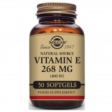 Vitamina E | Solgar | 50 Cáps de 268 mgr | Antioxidante - Antiinflamatorio