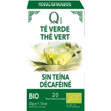Qi - Té verde Sin Teína BIO| Nutrition & Santé | 20 bolsitas | Té verde descafeinado 100% | Diurético