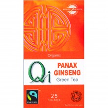 Qi - Té verde Chino con Ginseng BIO | Nutrition & Santé | 25 bolsitas| Té verde , Ginseng | Revitalizante & Diurético
