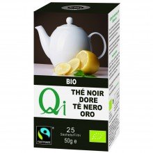 Qi - Té Negro Dorado en Hojas BIO| Nutrition & Santé | Hojas | Hojas de té Negro | Activador & Diurético