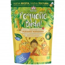 Pequeño Buda - Plátano & Manzana Bio| Nutrition & Santé | 400g| Trigo Sarraceno, Chufa molida Plátano y Manzana| Superalimento