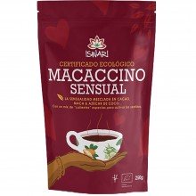 Macaccino Sensual Bio | Nutrition & Santé | 250g| Cacao Bio, Azucar de Coco, Maca, Gengibre, Cardamomo, Canela | Superalimento